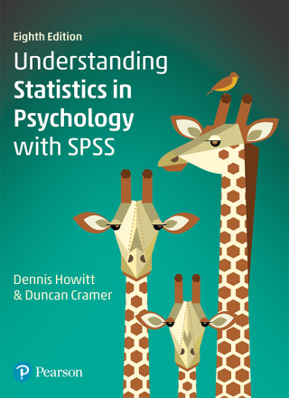 Cover image: Understanding Statistics in Psychology with SPSS 8th edition 9781292282305