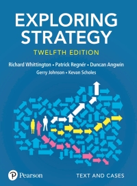 Cover image: Exploring Strategy Text & Cases 12th edition 9781292282459