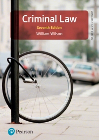 Cover image: Criminal Law 7th edition 9781292286747