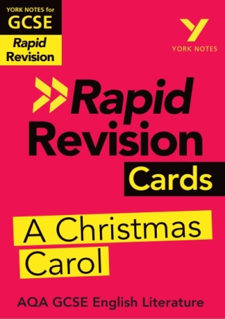 Cover image: York Notes RAPID AQA GCSE (Revision Cards) A Christmas Carol - for 2026, 2027 exams 1st edition 9781292273648