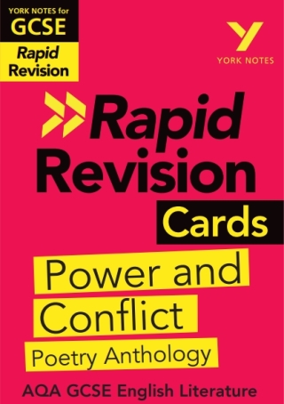 Cover image: York Notes for AQA GCSE (9-1) Rapid Revision Cards: Power and Conflict AQA Poetry Anthology - catch up, revise and be ready for the 2025 and 2026 exams 1st edition 9781292273686