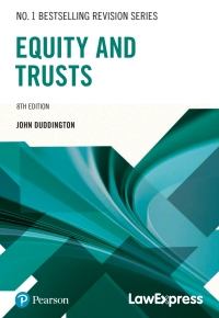 Imagen de portada: Law Express: Equity and Trusts 8th edition 9781292295299