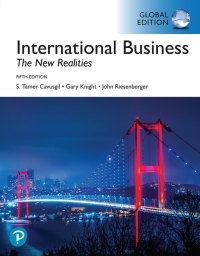 Cover image: International Business: The New Realities, Global Edition 5th edition 9781292303246