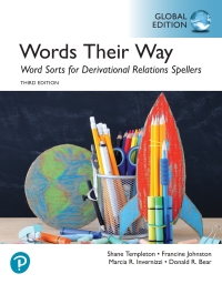 Cover image: Words Their Way Word Sorts for Derivational Relations Spellers, Global Edition 3rd edition 9781292303994