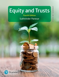 Omslagafbeelding: Equity and Trusts 4th edition 9781292309040