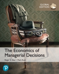 Imagen de portada: The Economics of Managerial Decisions, Global Edition 1st edition 9781292310947