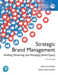 Imagen de portada: Strategic Brand Management: Building, Measuring, and Managing Brand Equity, Global Edition 5th edition 9781292314969