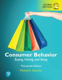 Cover image: Consumer Behavior: Buying, Having, and Being, Global Edition 13th edition 9781292318103