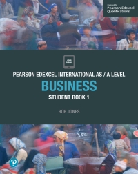 Imagen de portada: Pearson Edexcel International AS Level Business Student Book 1st edition 9781292239170