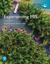 Titelbild: Experiencing MIS, Global Edition 8th edition 9781292266985