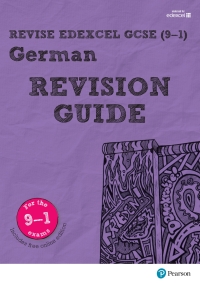 Cover image: Revise Edexcel GCSE (9–1) German Revision Guide 2022 1st edition 9781292339566