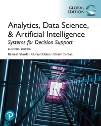 Imagen de portada: Systems for Analytics, Data Science, & Artificial Intelligence: Systems for Decision Support, Global Edition 11th edition 9781292341552