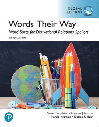 Imagen de portada: Word Sorts for Derivational Relations Spellers, Global Edition 3rd edition 9781292303994