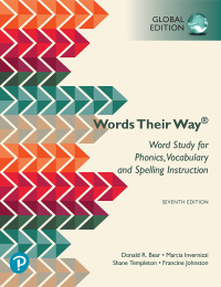 Cover image: Word Study for Phonics, Vocabulary, and Spelling Instruction, Global Edition 7th edition 9781292325231