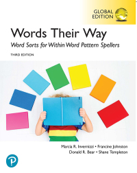 Cover image: Word Sorts for Within Word Pattern Spellers, Global Edition 3rd edition 9781292223285