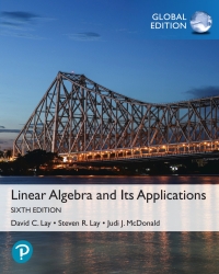 Cover image: Linear Algebra and Its Applications, Global Edition 6th edition 9781292351216