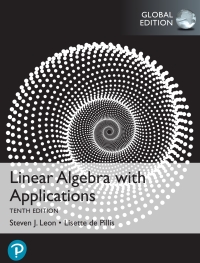 Imagen de portada: Linear Algebra with Applications, Global Edition 10th edition 9781292354866