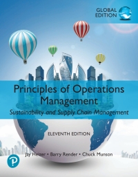 Cover image: Principles of Operations Management: Sustainability and Supply Chain Management, Enhanced, Global Edition 11th edition 9781292355047