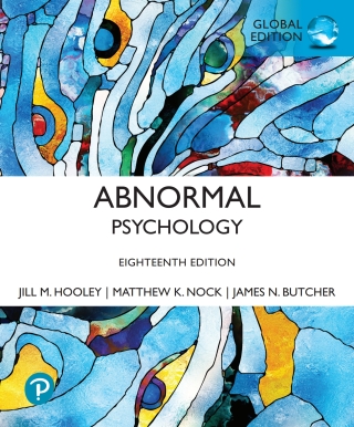 Cover image: Abnormal Psychology, Global Edition 18th edition 9781292364568