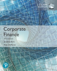 Cover image: Corporate Finance, Enhanced, Global Edition 5th edition 9781292304151