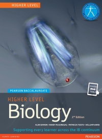 Cover image: Pearson Baccalaureate Biology Higher Level 2nd edition 9781447959007
