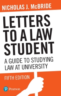 Immagine di copertina: Letters to a Law Student 5th edition 9781292375304