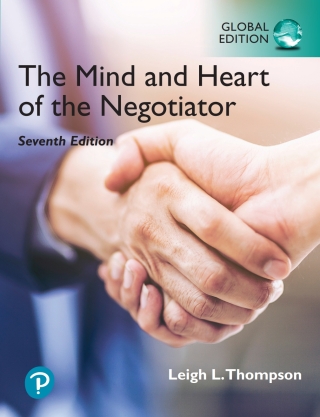 Cover image: The Mind and Heart of the Negotiator, Global Edition 7th edition 9781292399461