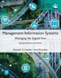 Cover image: Management Information Systems: Managing the Digital Firm, Global Edition 17th edition 9781292403281