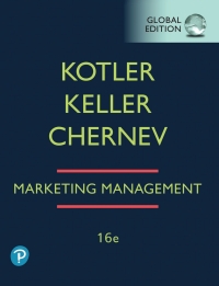 Cover image: Marketing Management, Global Edition 16th edition 9781292404813