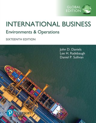 Cover image: International Business: Environments & Operations, Global Edition 16th edition 9781292214733