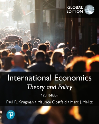 Omslagafbeelding: International Economics: Theory and Policy, Global Edition 12th edition 9781292409719