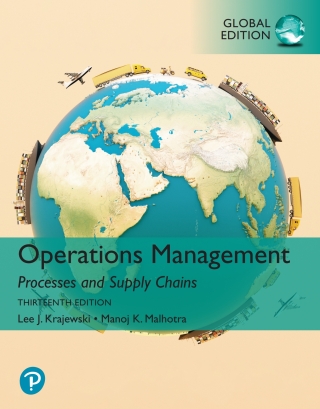 Cover image: Operations Management: Processes and Supply Chains, Global Edition 13th edition 9781292409863
