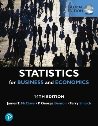 Cover image: Statistics for Business & Economics, Global Edition 14th edition 9781292413396