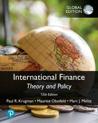Cover image: International Finance: Theory and Policy, Global Edition 12th edition 9781292417004