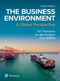 Cover image: The Business Environment 9th edition 9781292417844