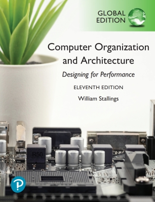 Cover image: Computer Organization and Architecture, Global Edition 11th edition 9781292420103