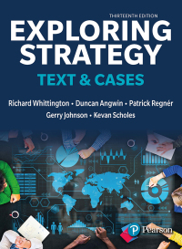 Cover image: Exploring Strategy, Text & Cases 13th edition 9781292428741