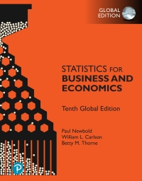 Imagen de portada: Statistics for Business and Economics, Global Edition 10th edition 9781292436845