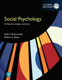 Cover image: Social Psychology, Global Edition 15th edition 9781292438320