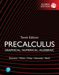 Cover image: Precalculus: Graphical, Numerical, Algebraic, Global Edition 10th edition 9781292438962