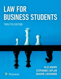 Imagen de portada: Law for Business Students 12th edition 9781292440484