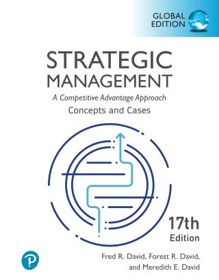 Cover image: Strategic Management: A Competitive Advantage Approach, Concepts and Cases, Global Edition 17th edition 9781292441405