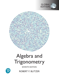 Cover image: Algebra and Trigonometry, Global Edition 7th edition 9781292443447