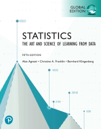 Immagine di copertina: Statistics: The Art and Science of Learning from Data, Global Edition 5th edition 9781292444765