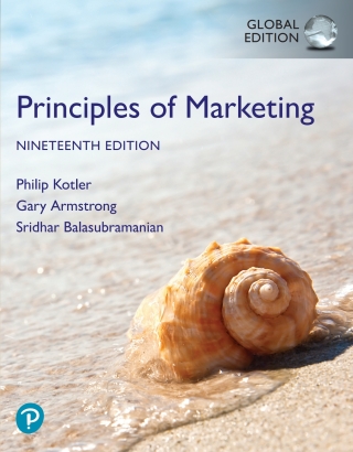 Cover image: Principles of Marketing, Global Edition 19th edition 9781292449364