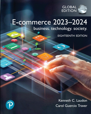 Cover image: E-Commerce 2023-2024: Business. Technology. Society., Global Edition 18th edition 9781292449722