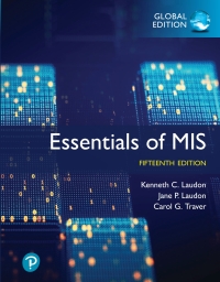 Cover image: Essentials of MIS, Global Edition 15th edition 9781292450360