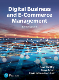 Cover image: Digital Business and E-commerce 8th edition 9781292725833