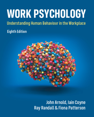 Cover image: Work Psychology 8th edition 9781292729374