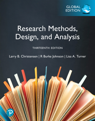 表紙画像: Research Methods, Design, and Analysis, Global Edition 13th edition 9781292469812